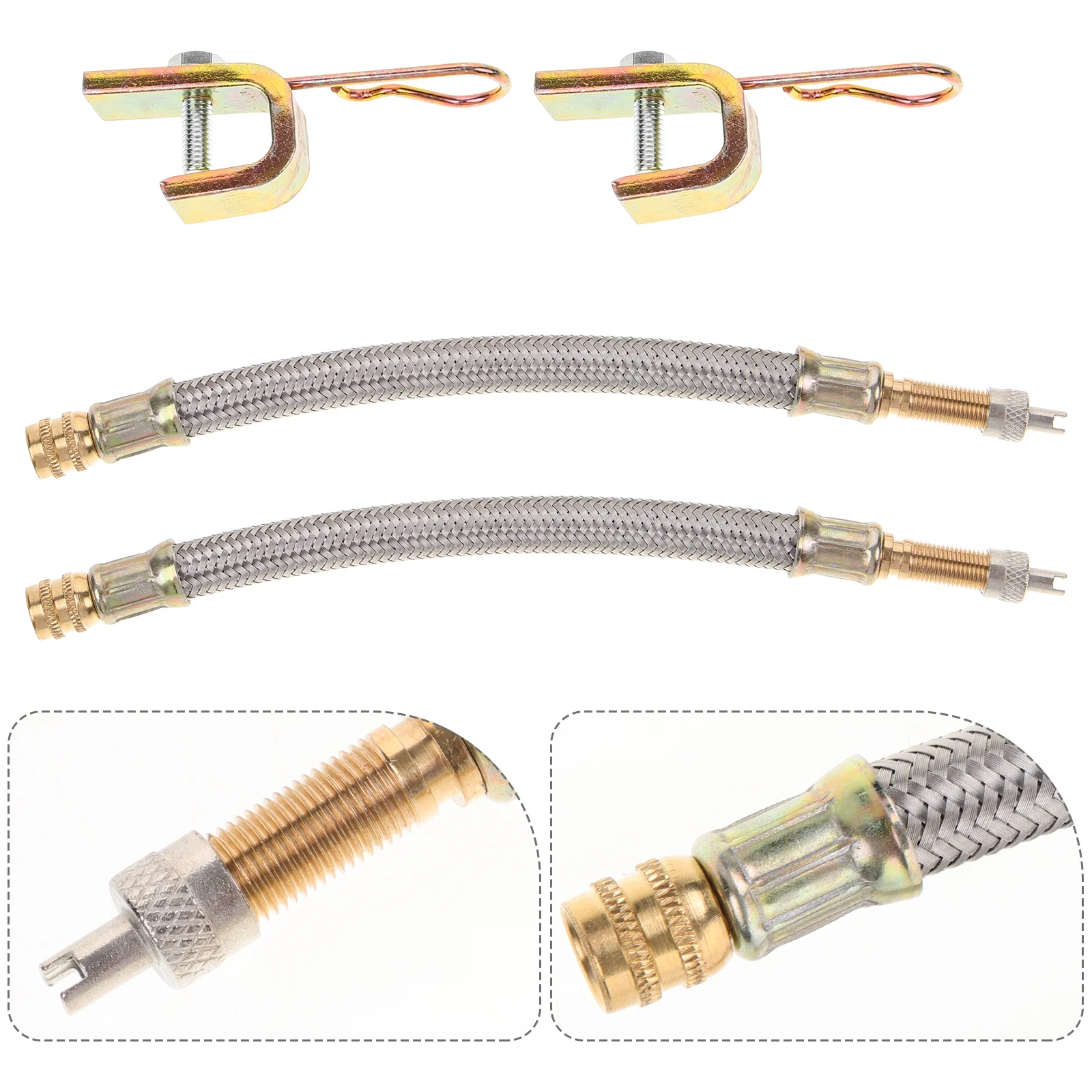 

Valve Extension Tube Stem Hose Extender Tire Air for Cars Truck Auto Extenders Accessories