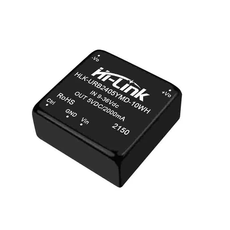 2pcs/lot Hi-Link 10W DC/DC converter 24V to 5V 2A step down transformer URB2405YMD-10WR3 DC DC power supply