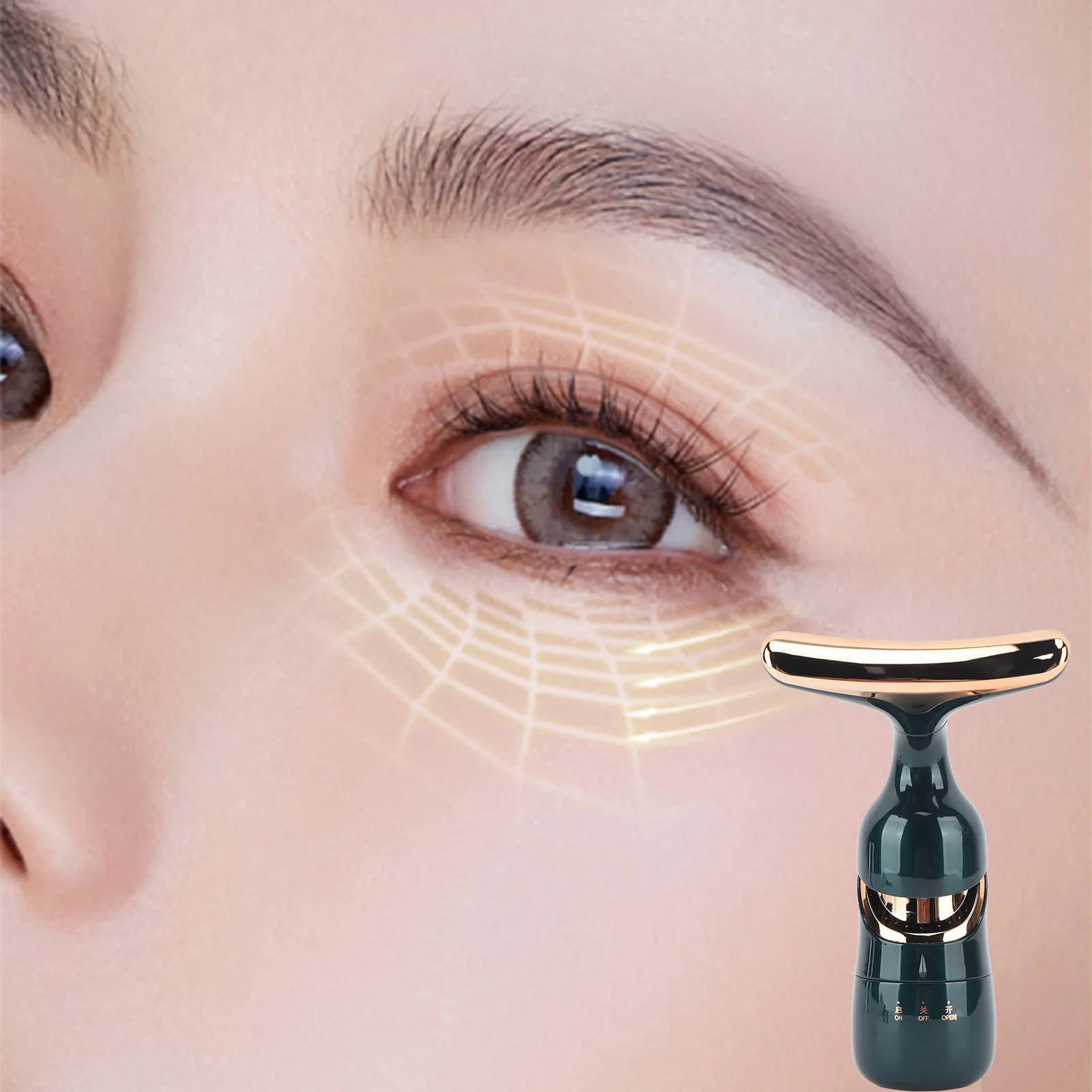Facial Massager Vibration ABS 3 in 1 Thigtening Wrinkle Removal for Skin Care for Face, facial massager
