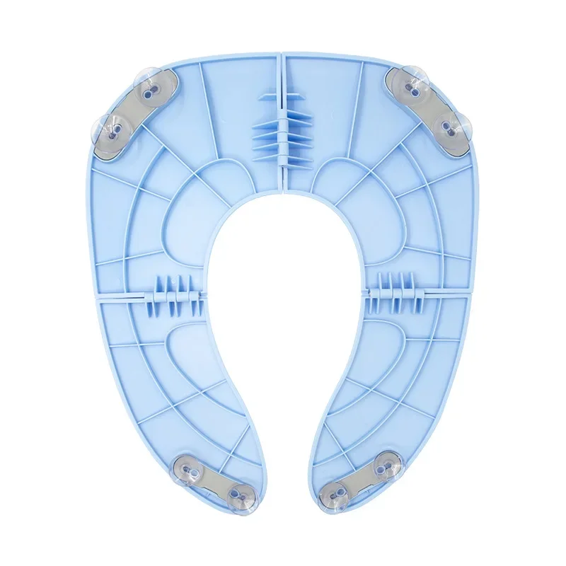 Travel On A Toilet Seat Non-Slip Suction Cups  Folding Travel Potty Seat Portable For Fits Round Oval Toilets Tourist Carry-On 3