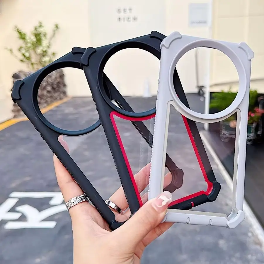 Heavy Duty Dual Layer Anti-Drop Transparent Phone Case