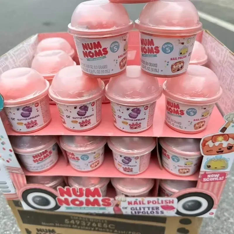 NumNoms 블라인드 박스 장난감 맛이 너무 맛있는 스낵블스 스노우콘 시리즈 귀여운 애완동물 인형 수집용 장난감 어린이 깜짝 선물