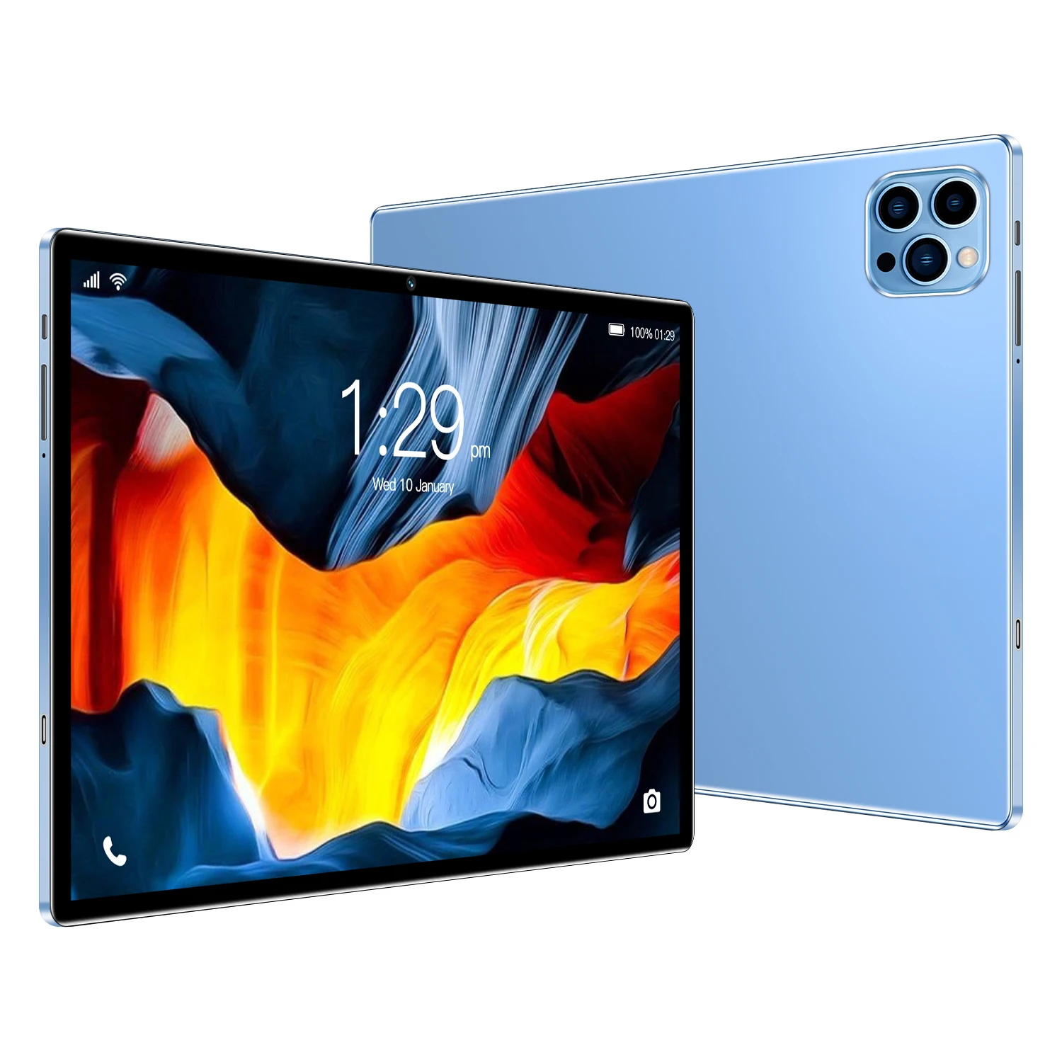 New 10.1 Inch Tablets Octa Core 3G Phone Call Dual SIM Dual Cameras 4+64GB Android 11 Google Play WiFi Bluetooth Global Version 2