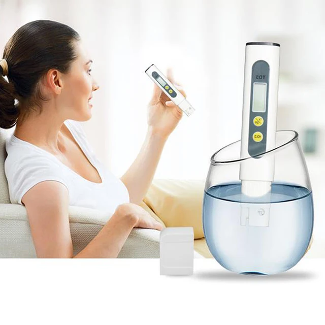 Tds Meter Family Biztonsági Digitális Víz Minőségi Tesztelő Automatikus Kalibrációs 0-9999 Ppm Vízteszt Toll Ph-Mérők