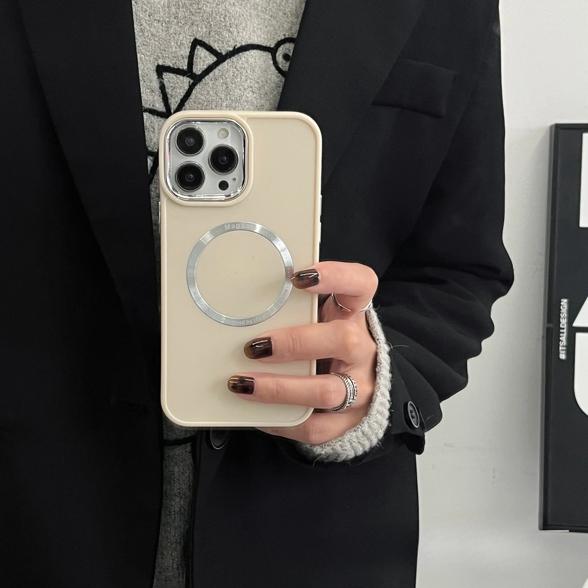 Custodia Magnetica Per Telefono Wireless Magsafe Per IPhone - Foto 7