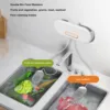 Fruit and Vegetable Washing Machine with Dual Chamber 4 Modes USB Powered Wall Mounted Fruit Cleaner Device Veggie Cleaner 1