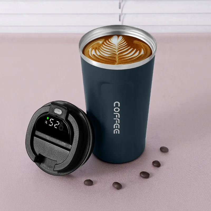thumbnail image 1 of 510ml Thermos Bottle Smart Display Temperature Coffee Cup 304 Stainless Steel Vacuum Cup Office Business Portable Thermal Mug, 1 of 5