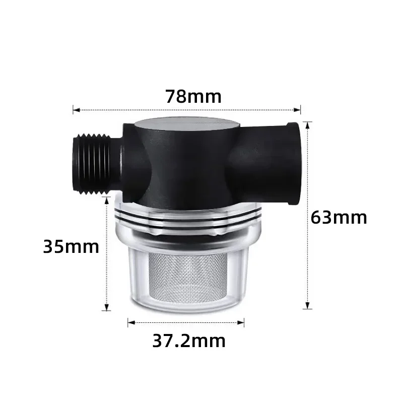 1PC Water Pump Strainer Filter, RV Replacement 1/2 Inch Twist-On Pipe Strainer Compatible With WFCO Or Shurflo Pumps