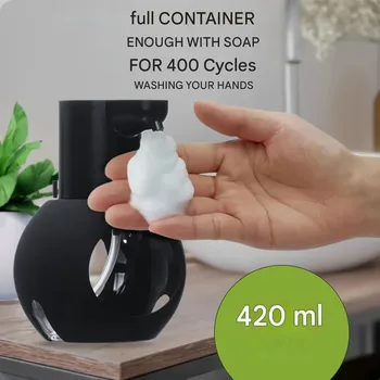 Automatic Soap Dispenser 420ml Foam Dispenser Touchless Sensor Washing Hand Device USB charge Wall-Mounted