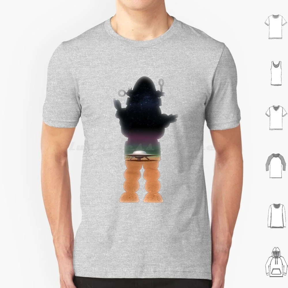 Petty Silhouette T Shirt Uomo Donna Bambini 6Xl Roboty Barbonded Planet Classic Sci Fi Sci Fi Fantascienza Space Roby