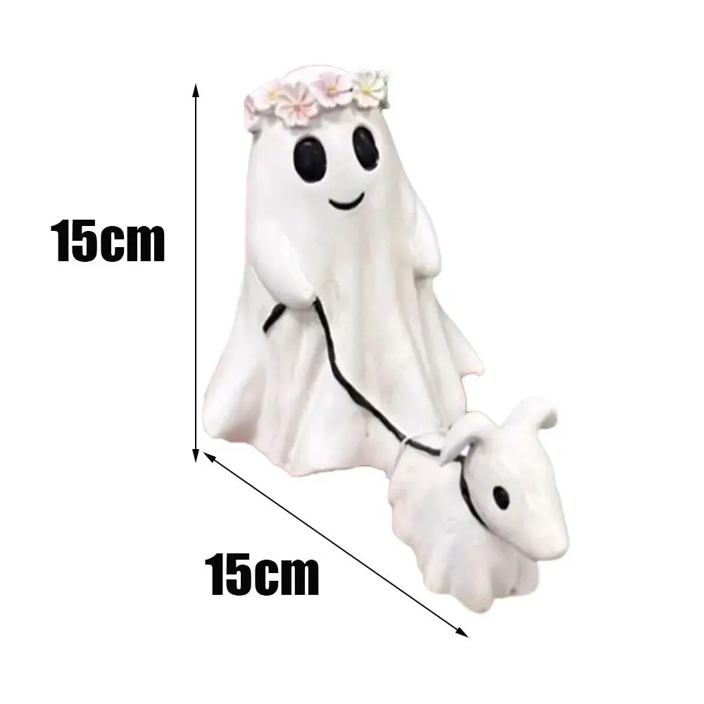 thumbnail image 1 of 15/25CM Halloween Ghost Walking Dog Statue Resin Halloween Decoration Home And Courtyard Decorations Holiday Gift, 1 of 4
