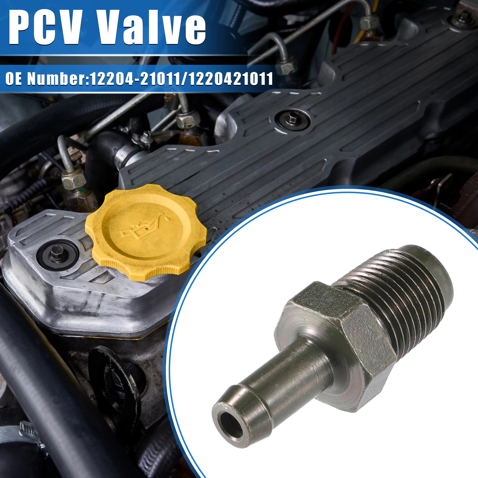 X Autohaux PCV Valve for Toyota Yaris 2006-2008 for Toyota Echo 2000-2005 Exhaust Positive Crankcase Ventilation Valve Fittings