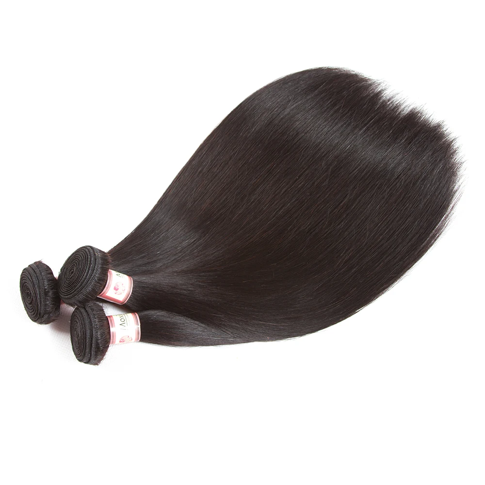 Brazilian Straight Human Hair Bundles 28 30inch Remy Hair Extensions For Women Nature Color 1/3/4pc Cheap Straight Weave Bundles