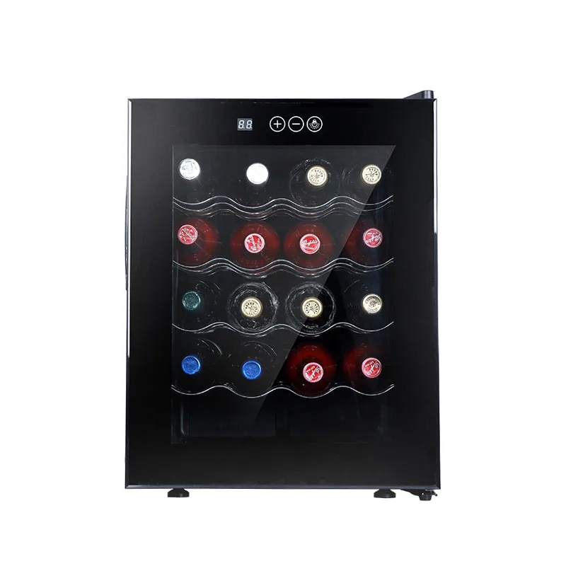 Wine Cooler Refrigerator 46L 20 Bottles Wine Cabinet Fridge Freestanding