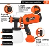 750W Electric Spray Gun 4 Nozzle Sizes 1200ml HVLP Household Paint Sprayer Flow Control Easy Spraying by PROSTORMER 3