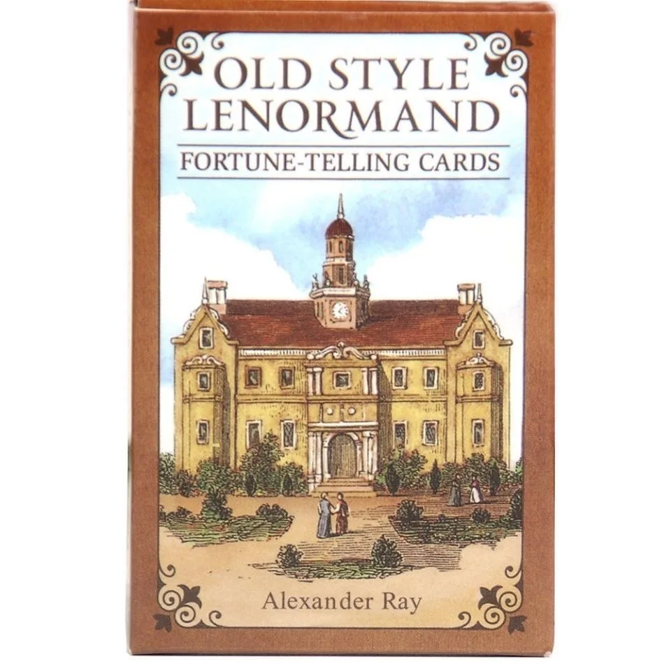 올드 스타일 Lenormand 운세 카드 영어 버전 A 38 오라클 데크 운세 운명 Borad 게임 카드 놀이