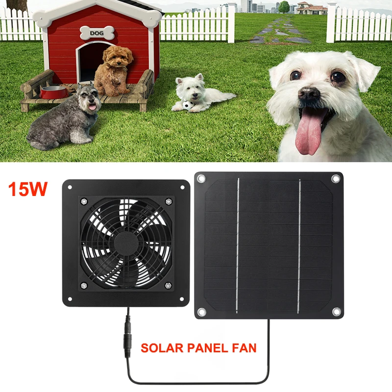 15w/30w Solar Exhaust Fan Air Extractor 12v Mini Ventilator Solar Cell