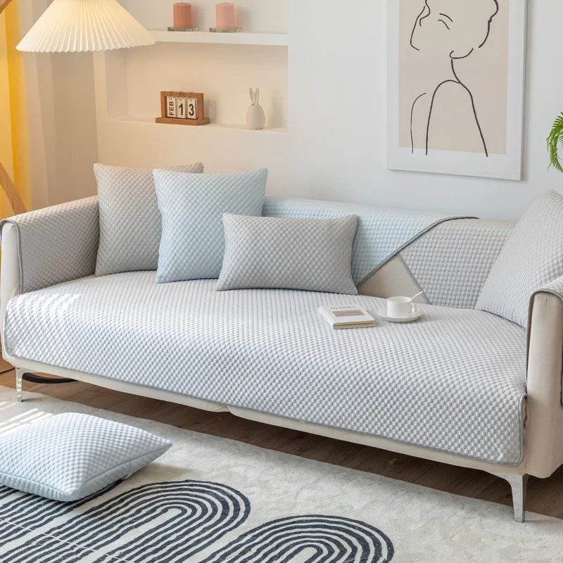 Ice Silk Sofa Cover Summer Universal Non-slip Sofa Mat Cushion Towel for Living Room sofa cover sofa blanket sofa cushion sofa towel sofa mats