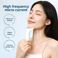 4 Modes Electric Face Neck Massager Vibration Lifting Device LED Photon Facial Neck Skin Care Massage Home Beauty Tool 2