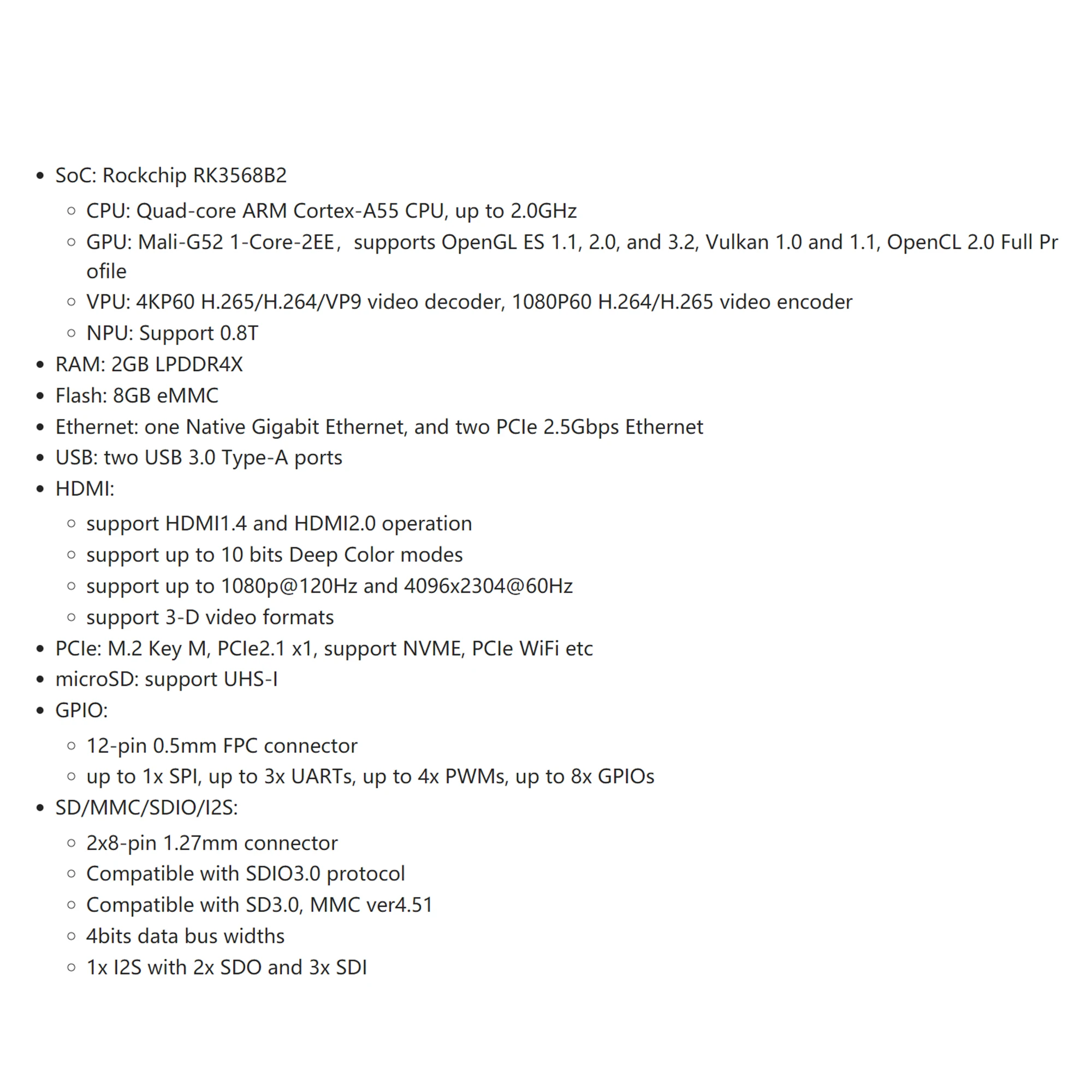 New Nanopi R5S Router RK3568 development board OpenWRT A55 HDMI2.0 2.5G Gigabit network port Mini Router