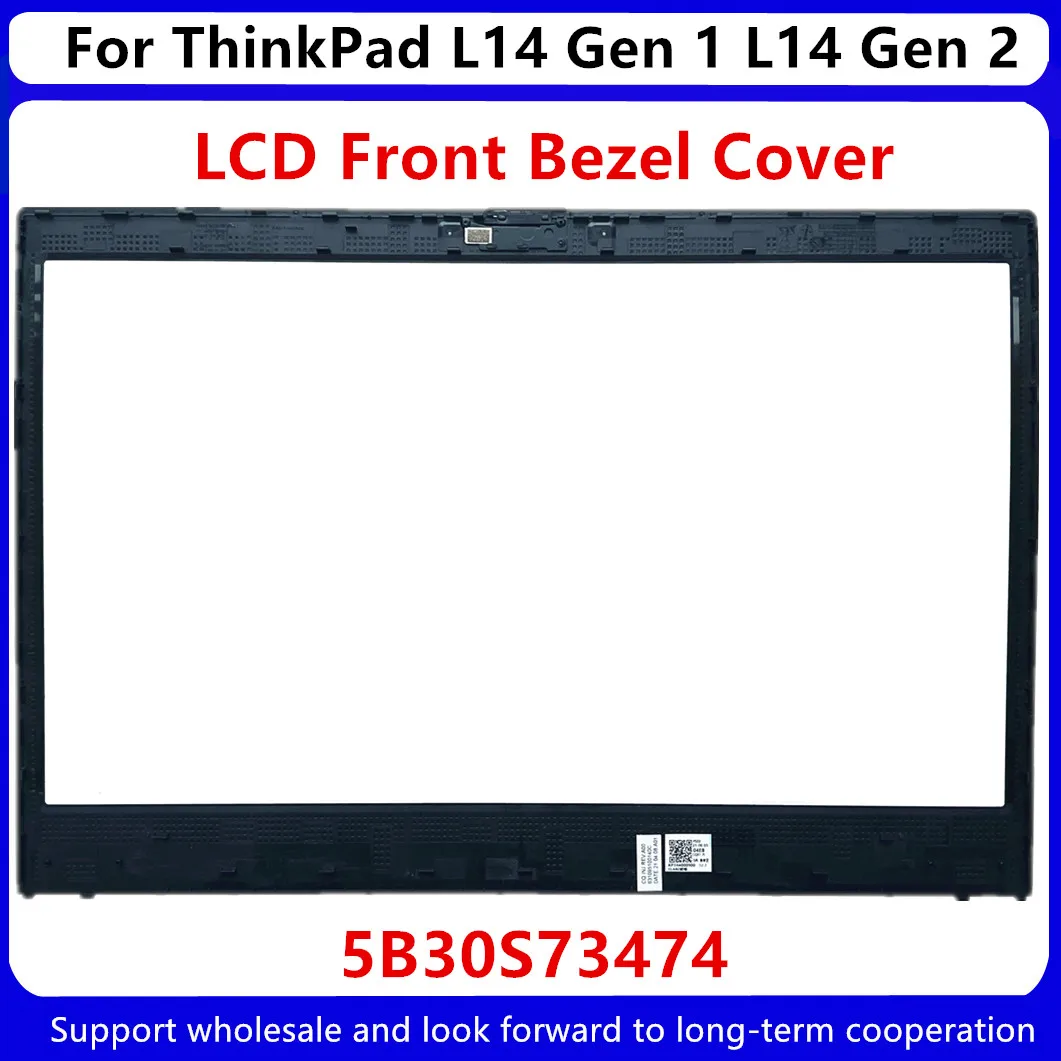 para Lenovo Thinkpad L14 Gen L14 Gen Lcd Moldura Frontal Capa Quadro 5b30s73474 Ir-buraco da Câmera 5b30s73473 Novo - Imagem 2