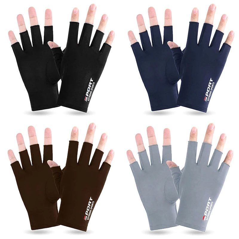 1 Pair 2024  Cycling Half-finger Gloves Breathable  Fingerless Sport Gloves Bicycle Gloves Tactical Gloves Cycling Equipment 3