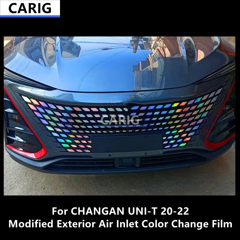 

For CHANGAN UNI-T 20-22 Modified Exterior Air Inlet Color Change Film Special Modification Accessories