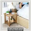 Double Side Table, Weather-Resistant Rectangular End Table for Patio, Lawn Ideal as a Stylish Indoor and Outdoor Table Companion 6