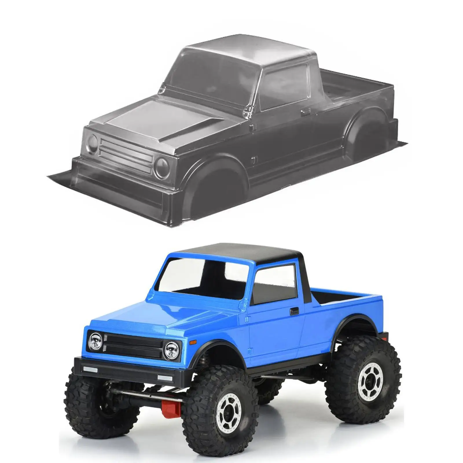 

12,32 ''RC Гусеничный автомобиль, Корпус кузова, DIY rc грузовик, чистый корпус для SCX10 1:10 RC Дрифтинг автомобиль, хобби, модельные обновленные аксессуары