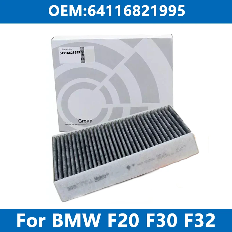 

Car Cabin Filter Air Conditioner 64119237555 64116821995 For BMW F20 F30 F32 F33 F34 F36 F82 Activated Carbon Cabin Air Filter