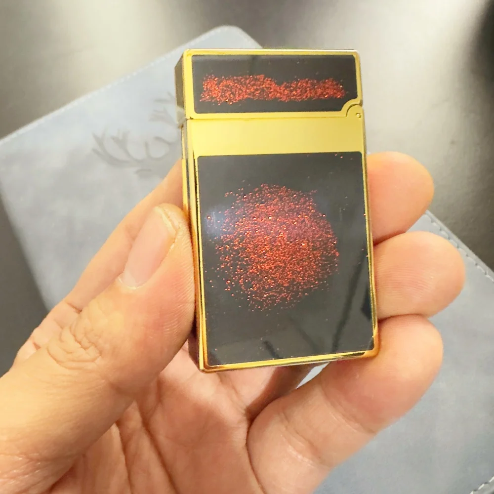 Lacquer Dupont lighter, classic resin paint style, crisp sound lighter, gift for men, top manufacturer quality 4