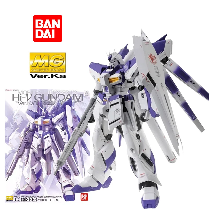 

Bandai MG RX-93-V2 Hiv Gundam Ver.ka 1/100 18Cm Original Action Figure Gundam Model Kit Assemble Toy Birthday Gift Collection