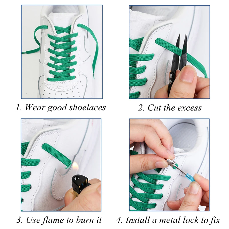 Рисунок 4 - 1 пара, плоские эластичные шнурки