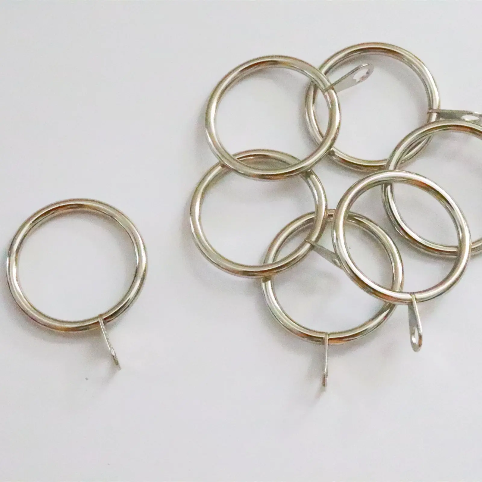 White Hanging Curtain Hooks Household Plastic Window Hanger Curtain Curtain Hooks Holder Poles Tracks Accessories