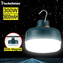 

Outdoor USB Rechargeable Mobile LED Lamp Bulbs Emergency Light Portable Hook Up Camping Lights Home Decor Night Market Light