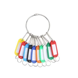 Compact Metal Key Organizer - Portable & Durable, Holds 2 - 5 Keys, Minimalist Design (10pcs)