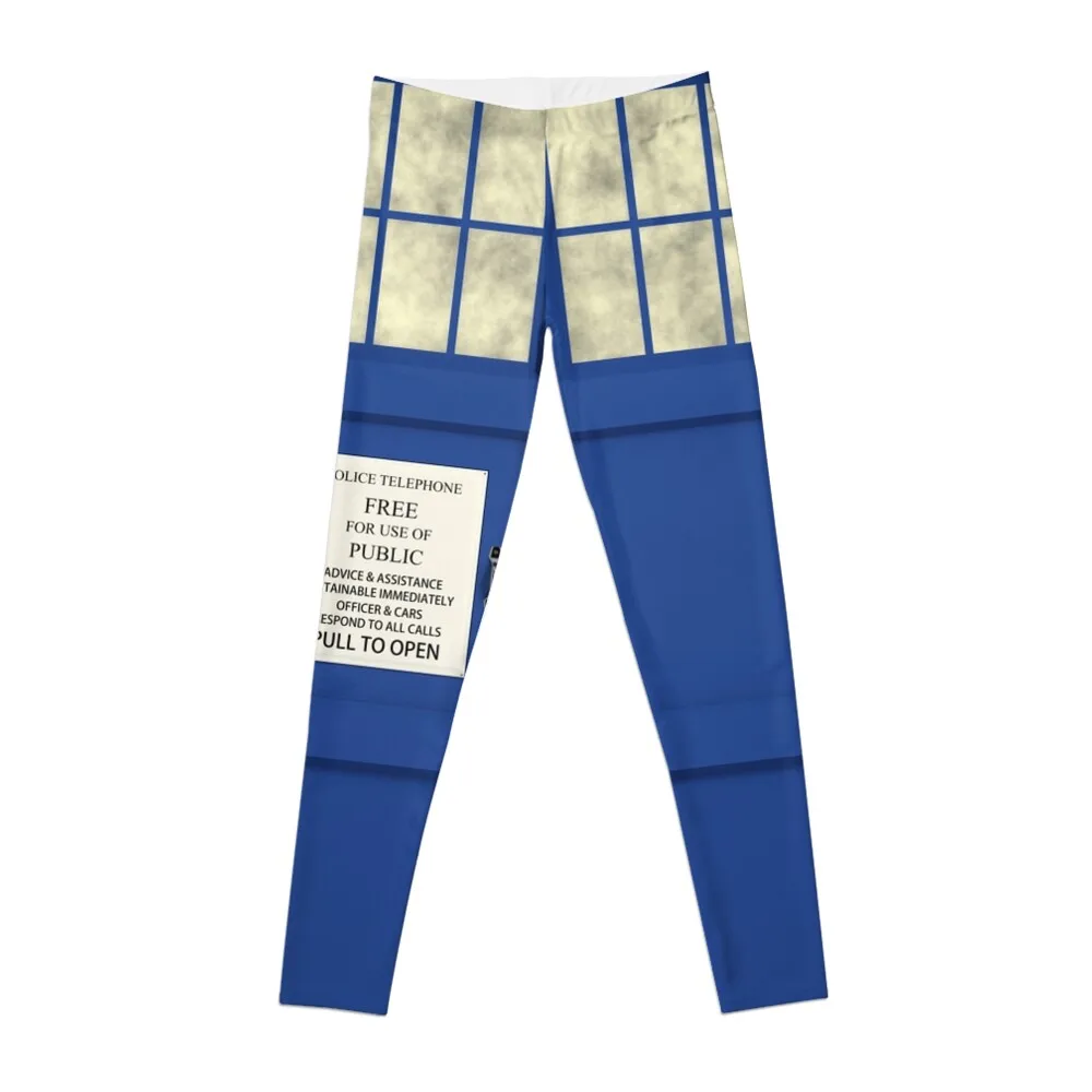 

Police box Leggings sports for Tight fitting woman Jogger pants exercise clothing for Womens Leggings
