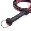 78CM Genuine Bull Leather Horse Whip, Horse Training Real Whips, Leather Covered Handle,With Iron Ring 3
