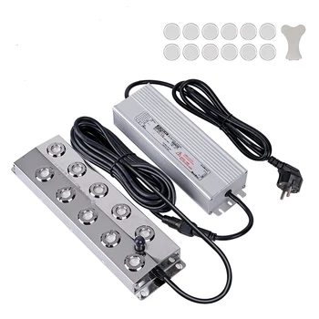 4/6/8/10/12 Head Stainless Steel Ultrasonic Humidifier Mist Maker Fogger Greenhouse Hydroponics Fog Sprayer Generator 1