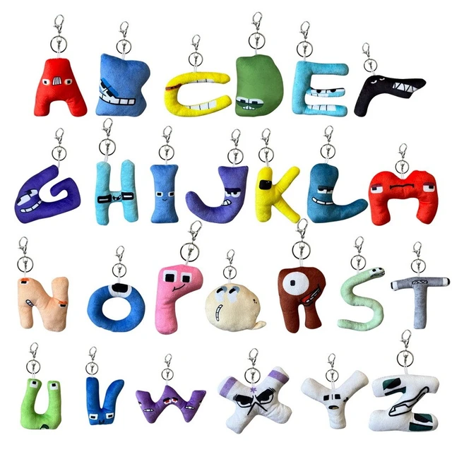 Lettertale Alphabet Lore Car Key Chain, Keychains Ring Key Fob Decoration  Accessories For Kids Birthday Gift, Shape O 