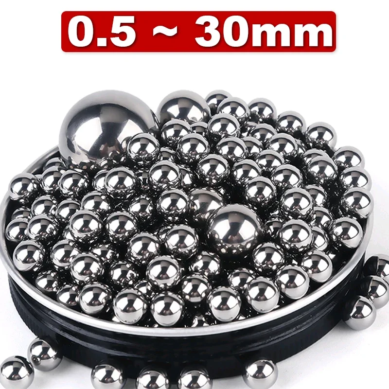 304 Stainless Steel Beads Ball High Precision Bearings Roller Beads Smooth Solid Ball 440C/316 Slingshot Ammo Dia 0.5mm 1mm~30mm stainless steel beads