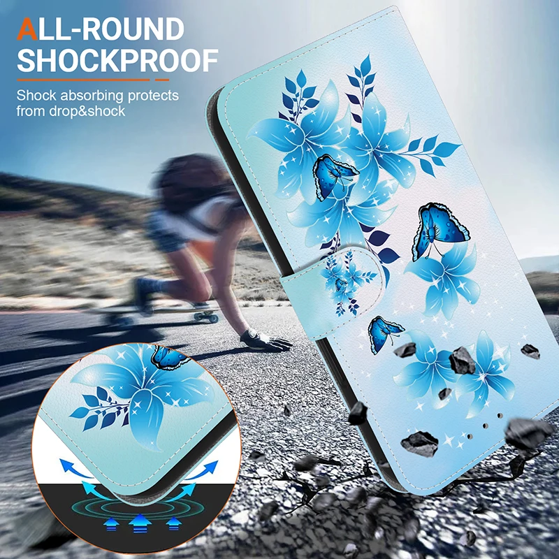 Stand Flip Wallet Case For Google Pixel 4A 5G 4G 5 5A 5XL 6a 6 PRO Magnetic Flip Anti-Fall Phone Cover 5