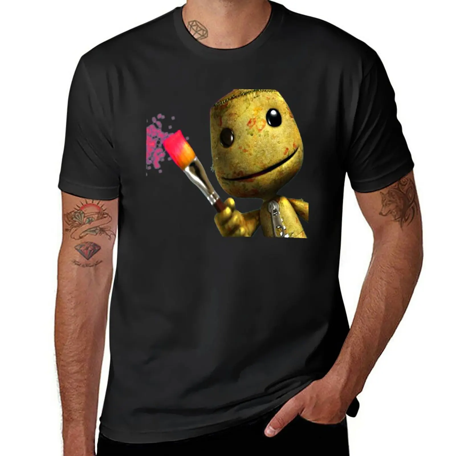 New Little Big Planet Sackboy T-Shirt Cute Tops Kawaii Clothes Plus Size Magliette Magliette Grafiche Da Uomo Hip Hop