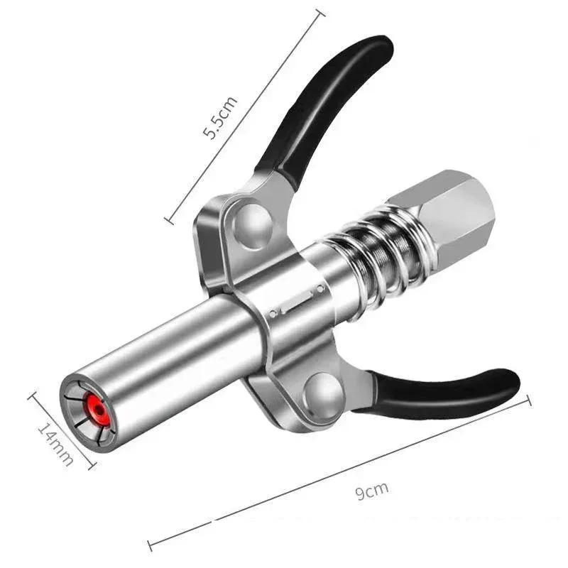 Coupleur de pistolet à graisse professionnel 12000 PSI Buse d'injection d' huile à verrouillage rapide à dégagement rapide - Auto