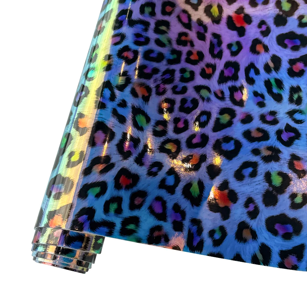 

Leopard print snake print zebra print PVC flannel holographic smooth fabric piece for making bags bows notebook covers earrings