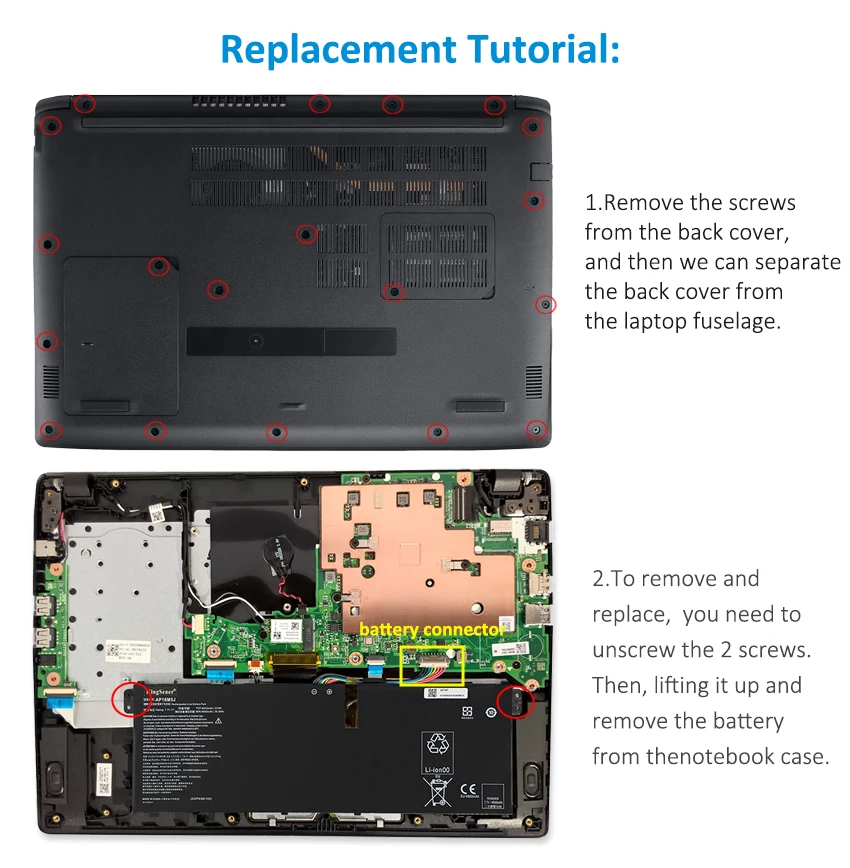 peças e acessórios para laptops