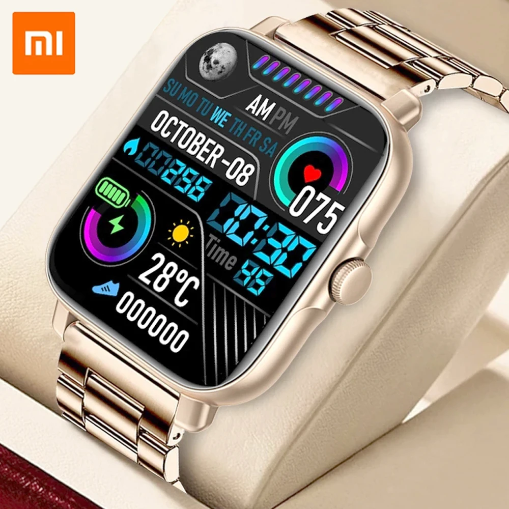 Xiaomi Mijia Women'S Touch Screen Sports Smart Watch Cardiofrequenzimetro Fitness Tracker Bluetooth Call Smart Watch Android Smart Watch