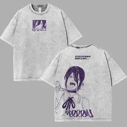 Chainsaw Man Reze Graphic Tee - Unisex Casual Cotton T - Shirt - XXL (Gray)