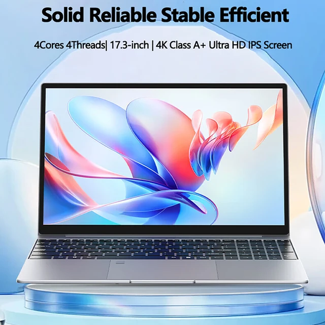 17,3-дюймовый офисный ноутбук Intel N5095/N95, 32 ГБ ОЗУ, 2 ТБ SSD, отпечаток пальца, DDR4, Window11, клавиатура с подсветкой, портативный ноутбук 2