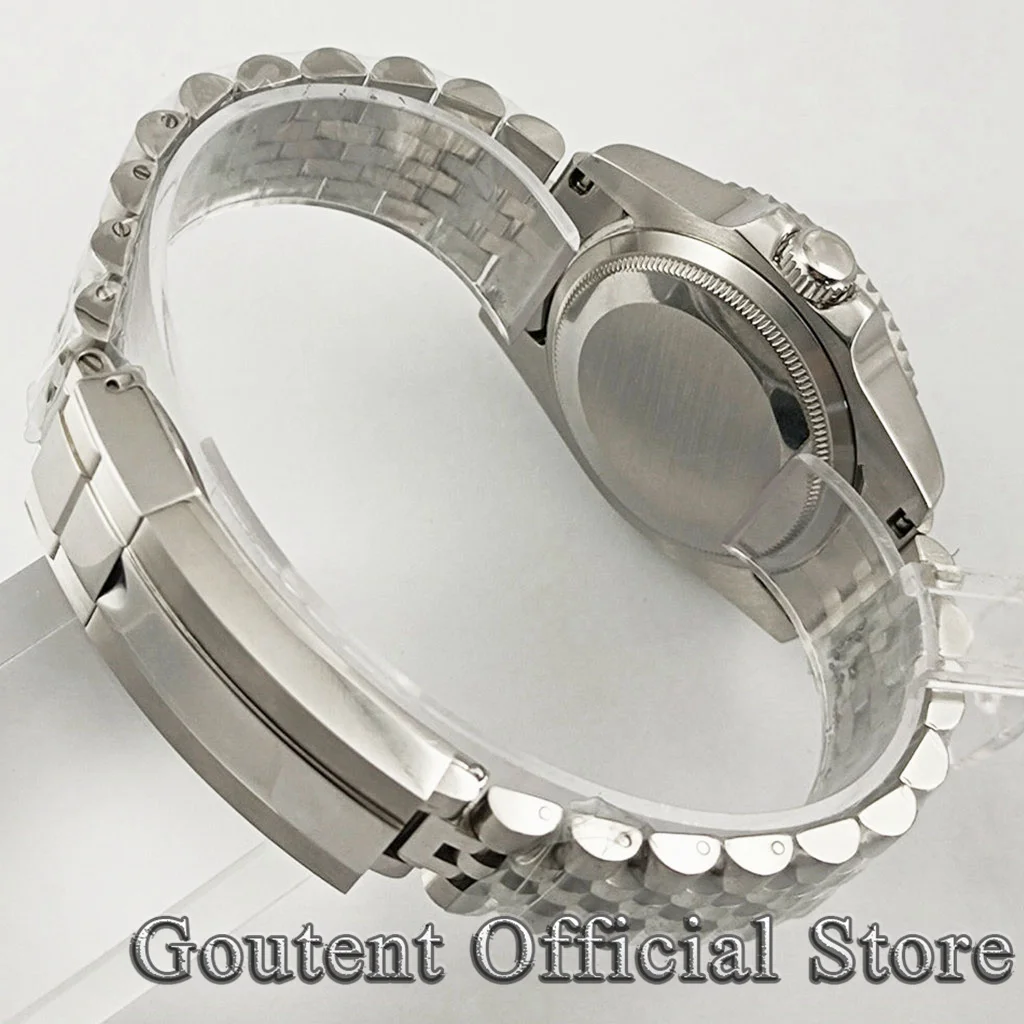 Goutent 사파이어 글래스 시계 케이스, 블루 세라믹 GMT 시계 베젤, NH34 NH35 NH36 ETA 2824 PT5000 ST2130 무브먼트, 36mm